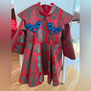 Chinese-Style Tailor-Made Dress Set (Dress + Matching Hair Clips) 5/6